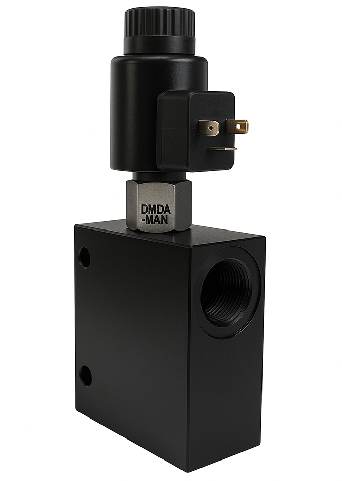 Line mount selector valves